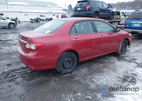2011 Toyota Corolla Le from USA, damaged, VIN 2T1BU4EE1BC583986